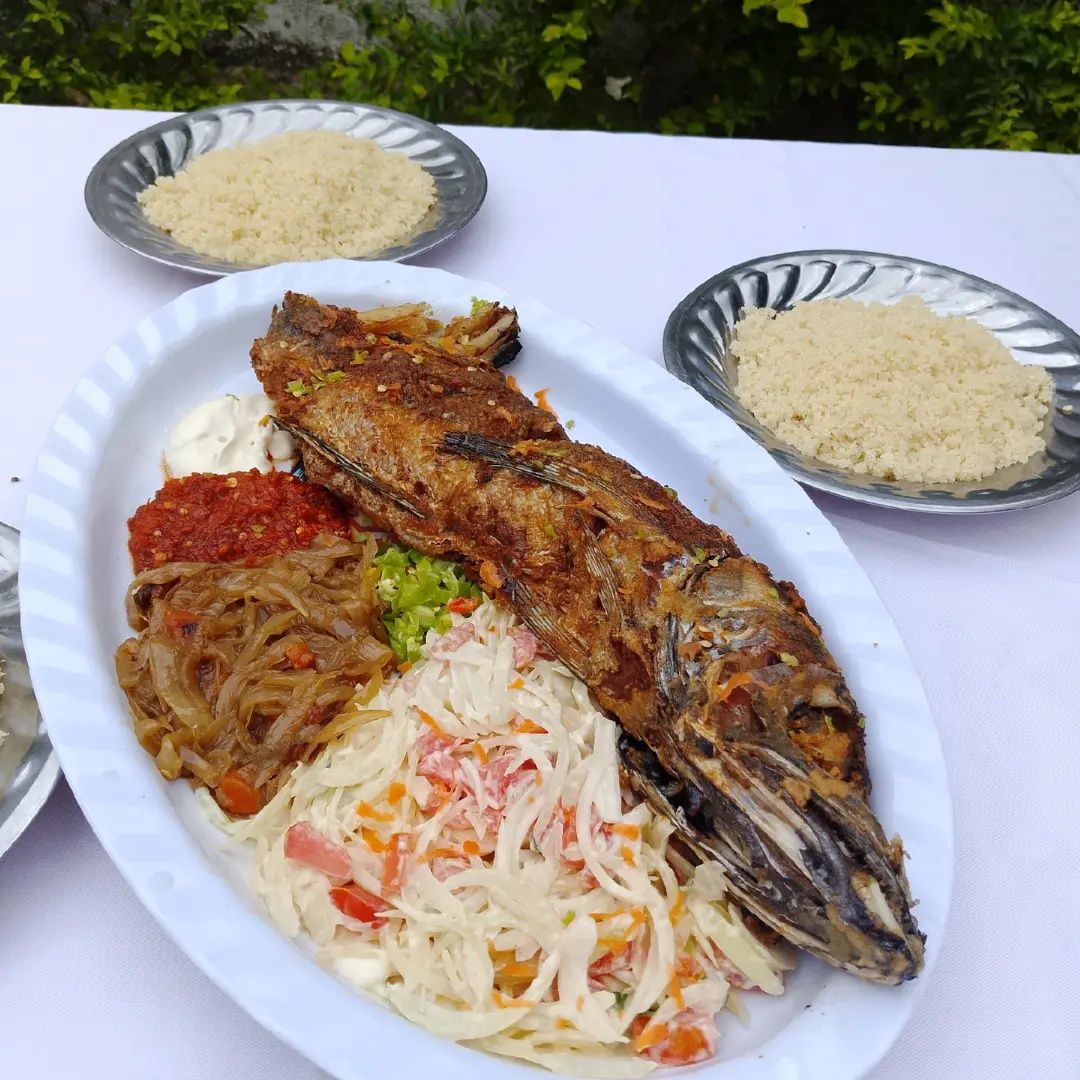 Attiéké poisson grillé