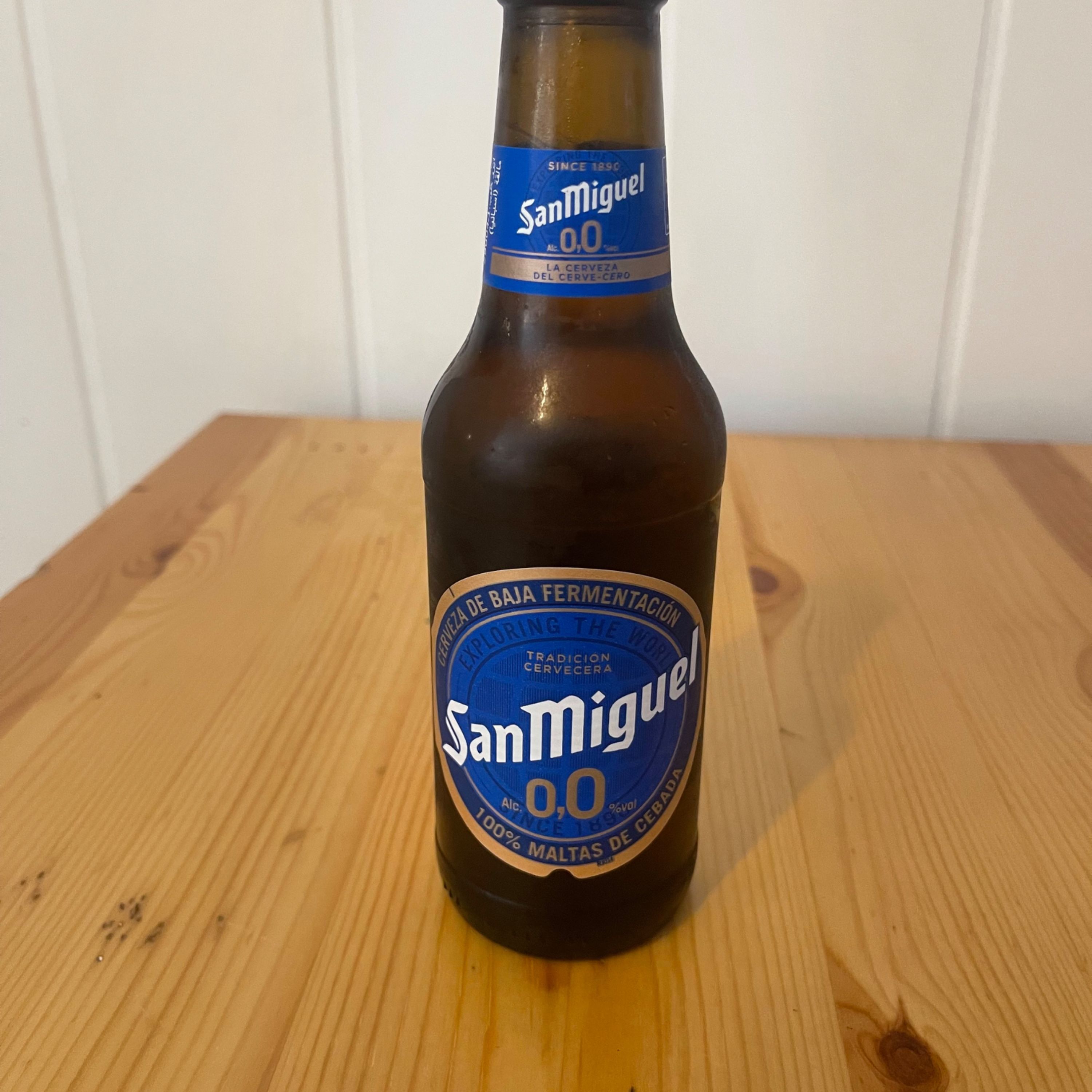 Cerveza san Miguel 0,0