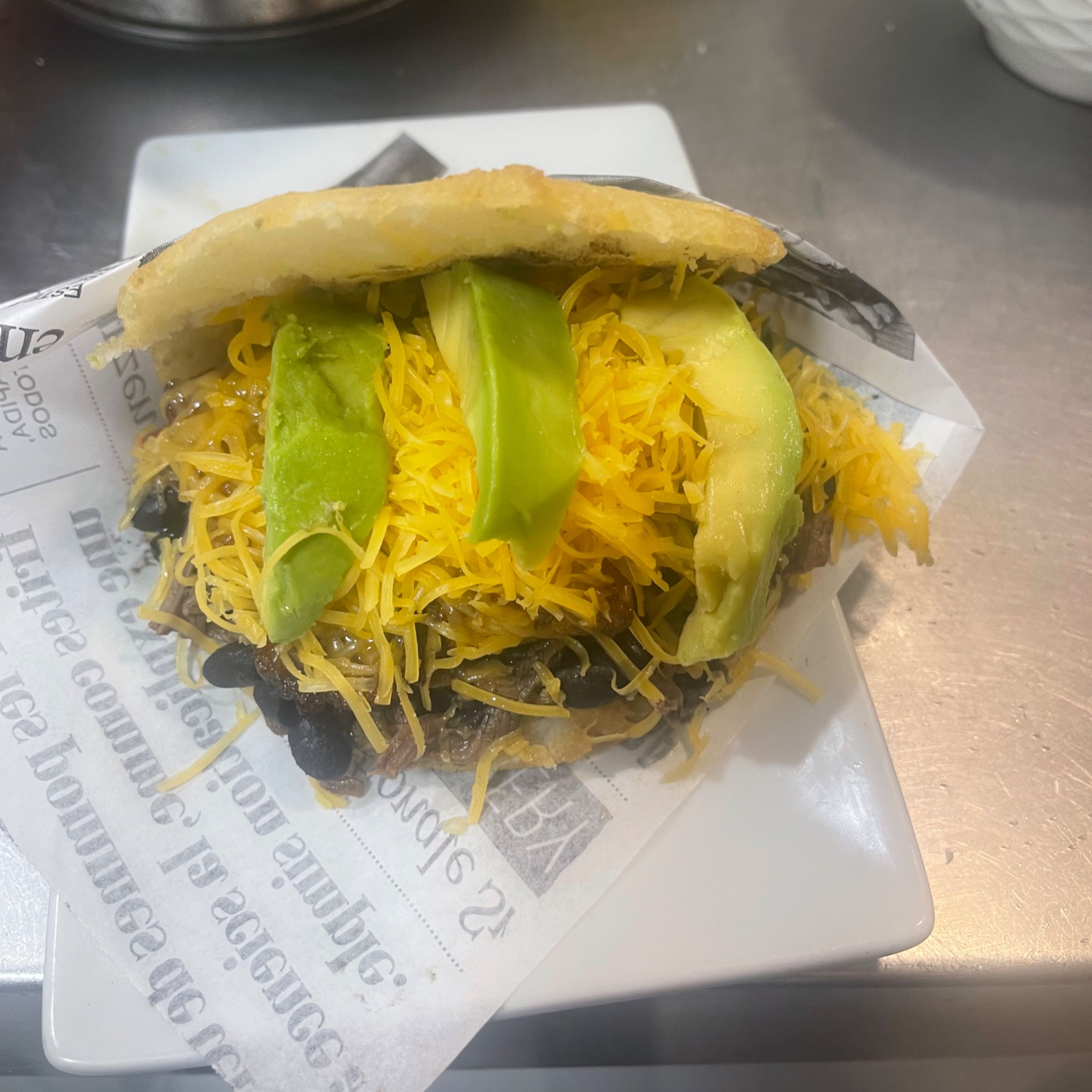 Arepa de pabellón