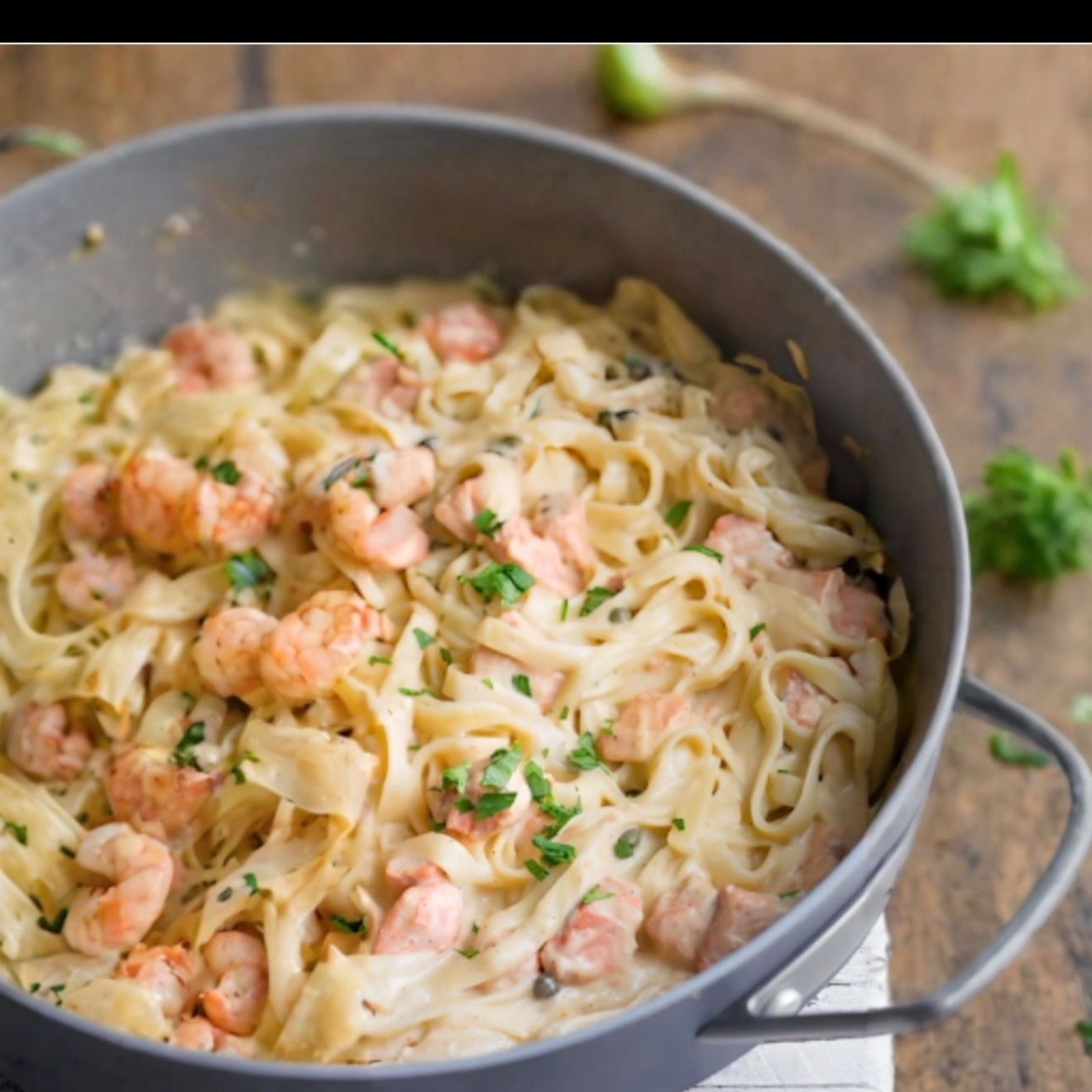 Pasta Con Ajo Y Gamba