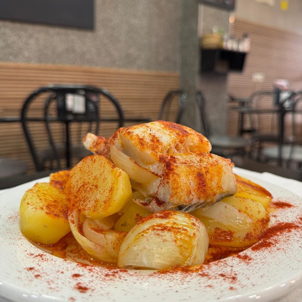 Merluza Austral A La Gallega Con Patatas