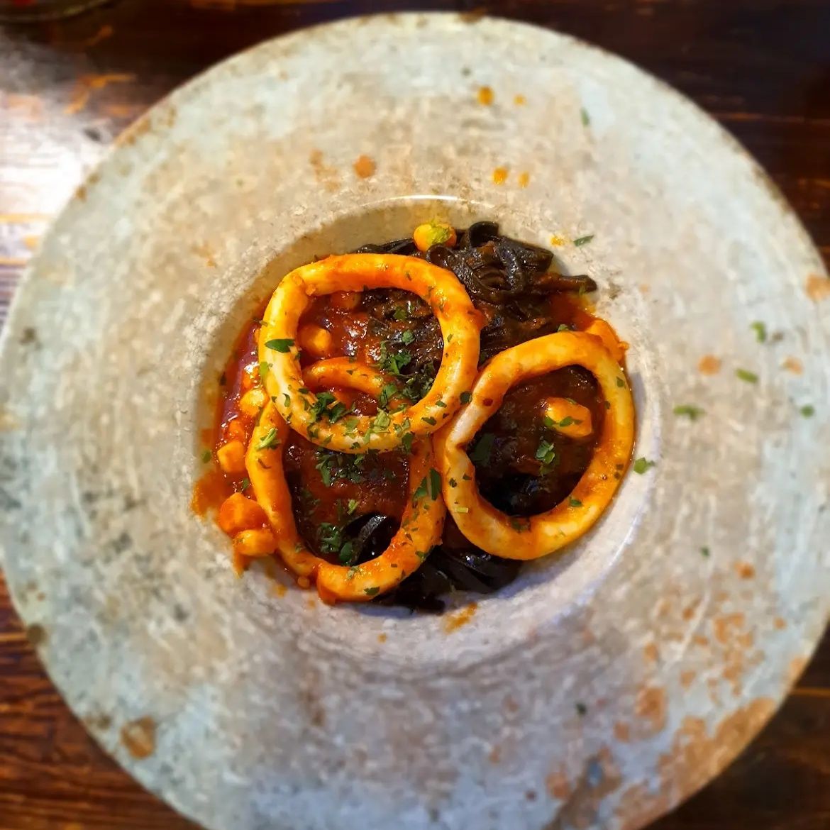 Tagliatelle al nero di seppia