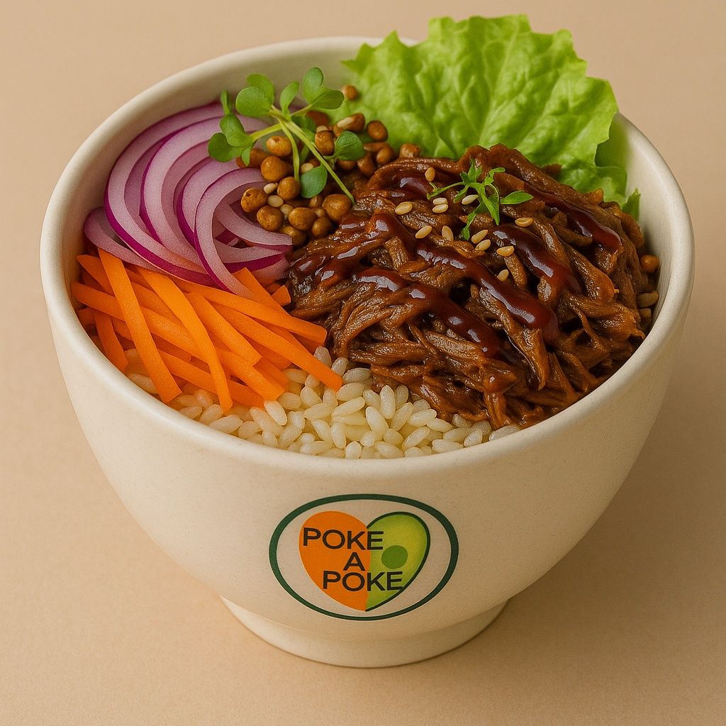 B/ Poke Mediano Pulled Pork