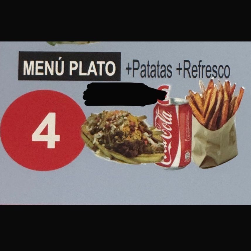 Menú Plato
