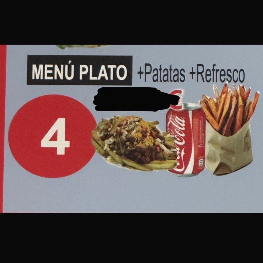 Plato Kebab Con Patatas Y Arroz