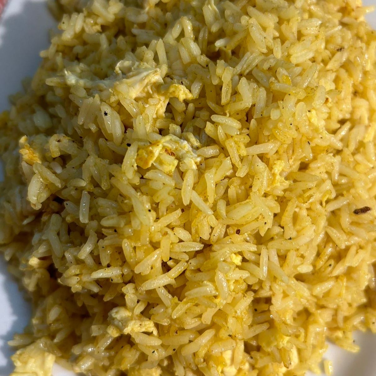 Arroz Fritos Con Pollo Y Curry