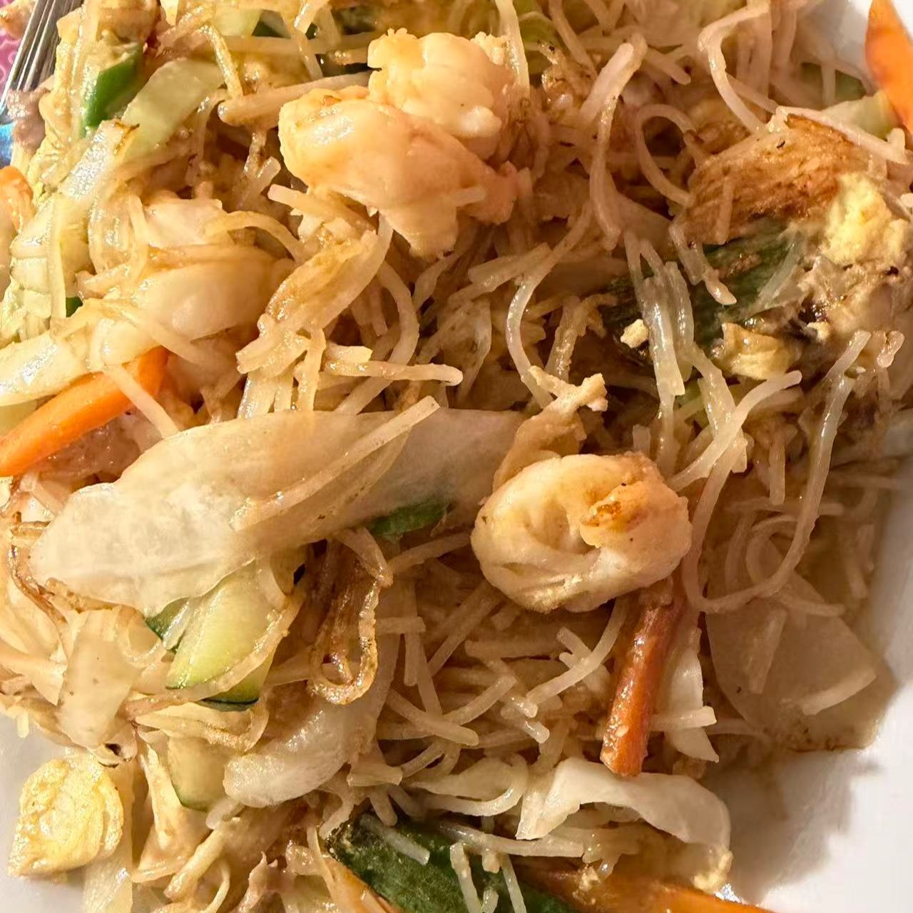 Fideos De Arroz Con 3 Delicias