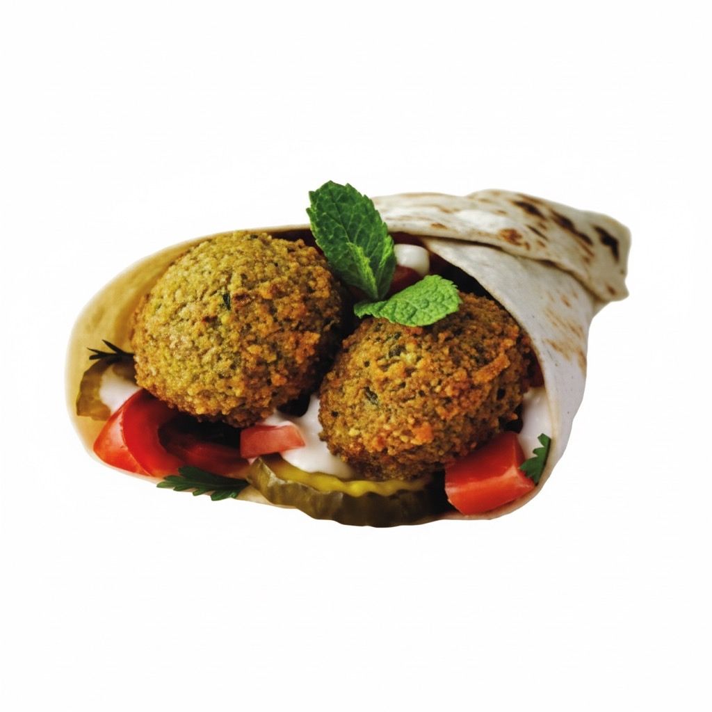 Dürüm Falafel Con Queso 