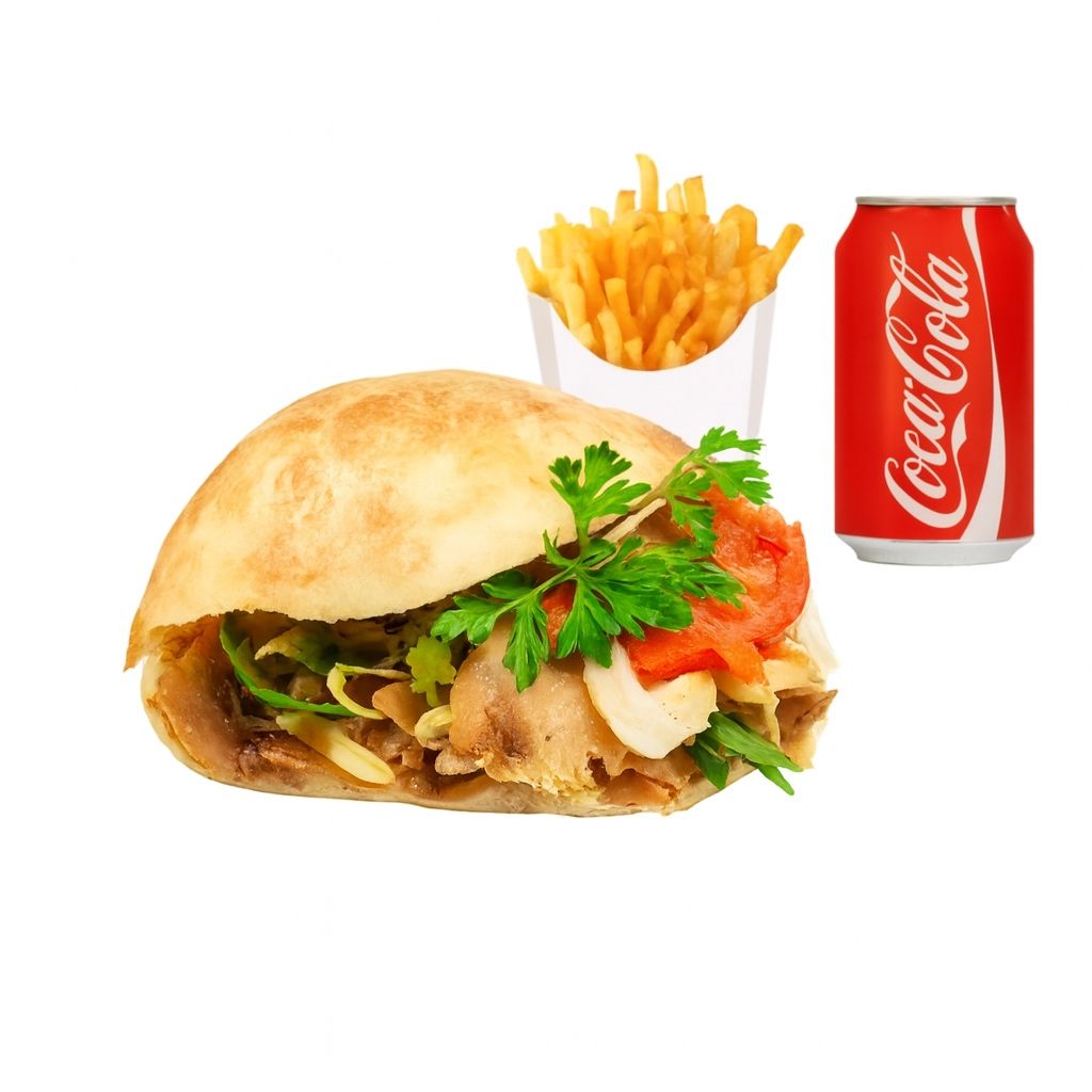 Menú Döner Kebab Doble