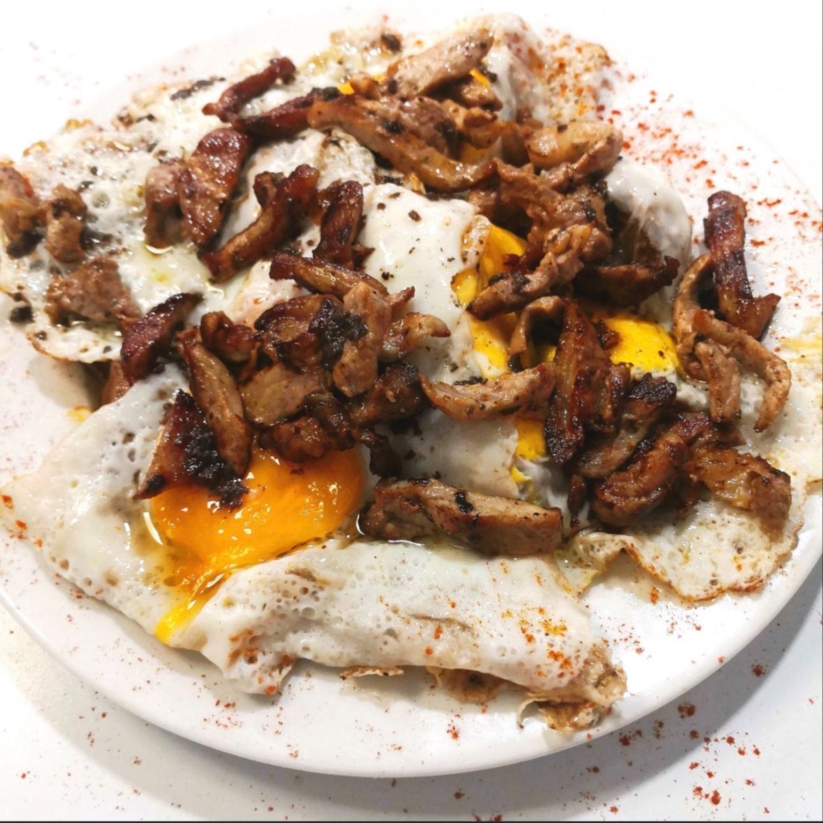 HUEVOS ROTOS CON LASCAS SECRETO ESTILO WISCONSIN