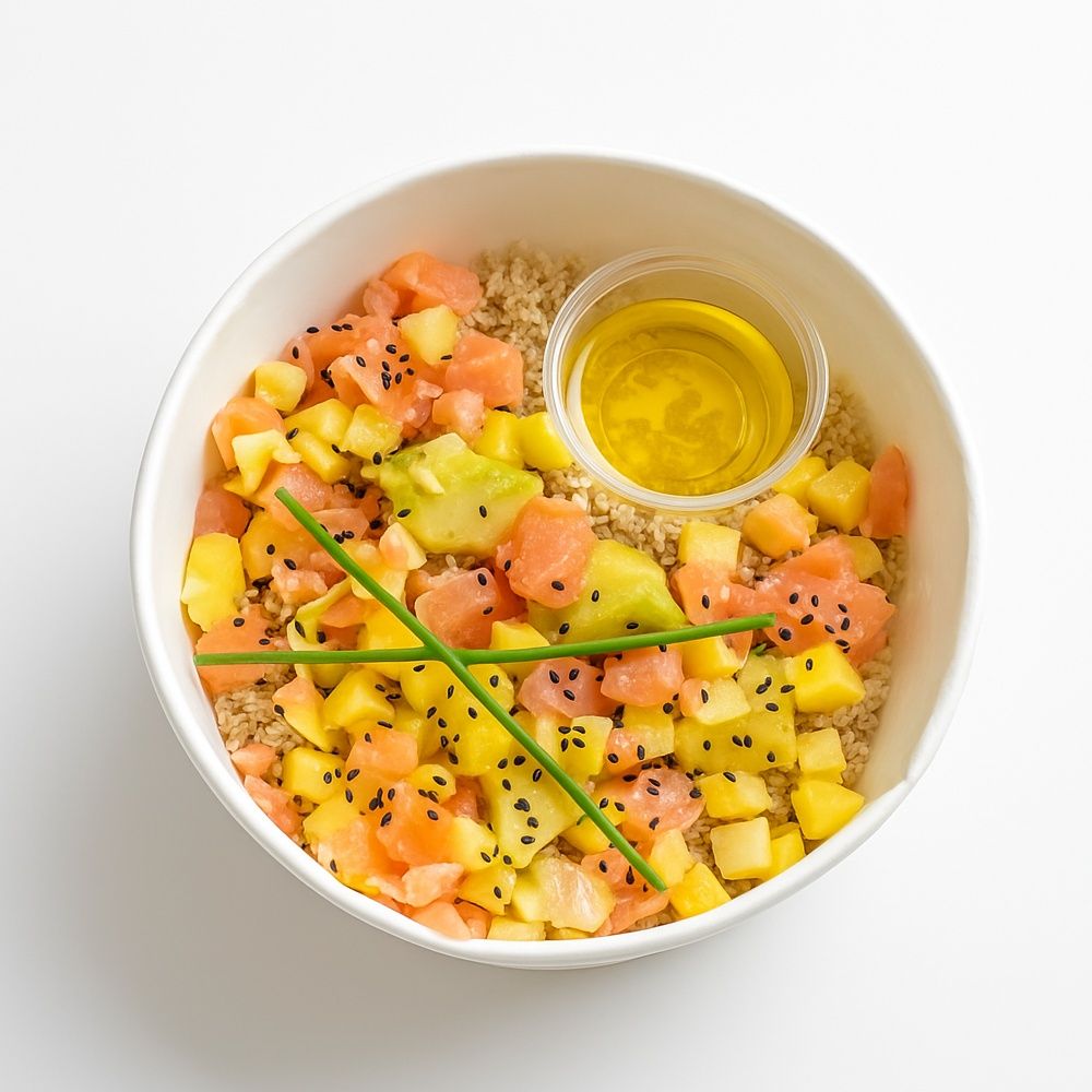 Ensalada De Quinoa Y Salmón