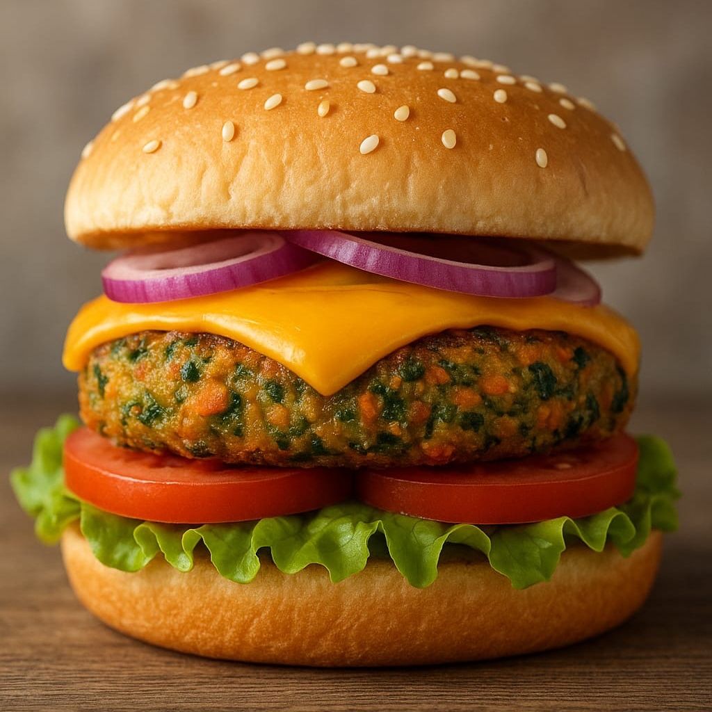 Hamburguesa De Vegetal