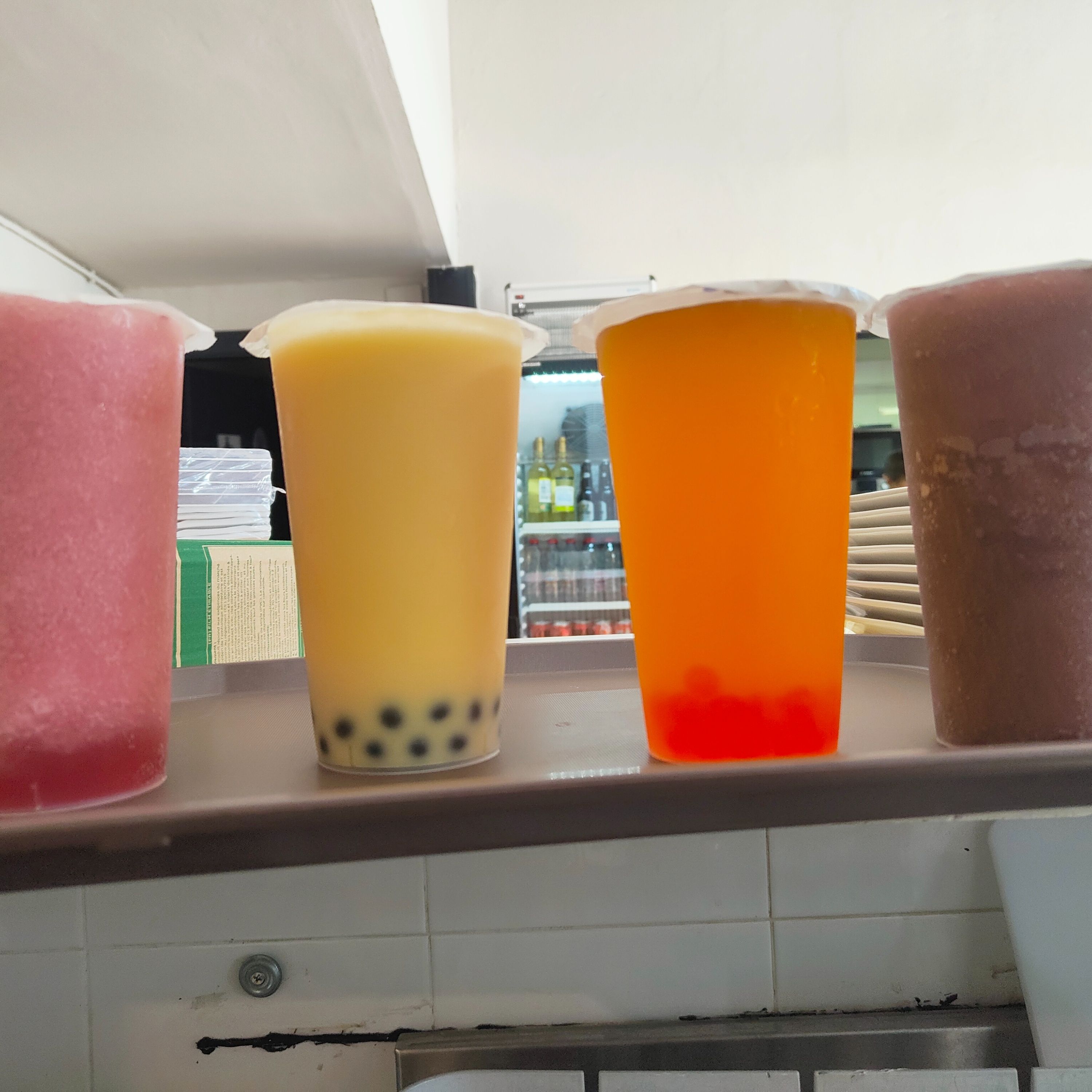 Bubble milk tea coco mango