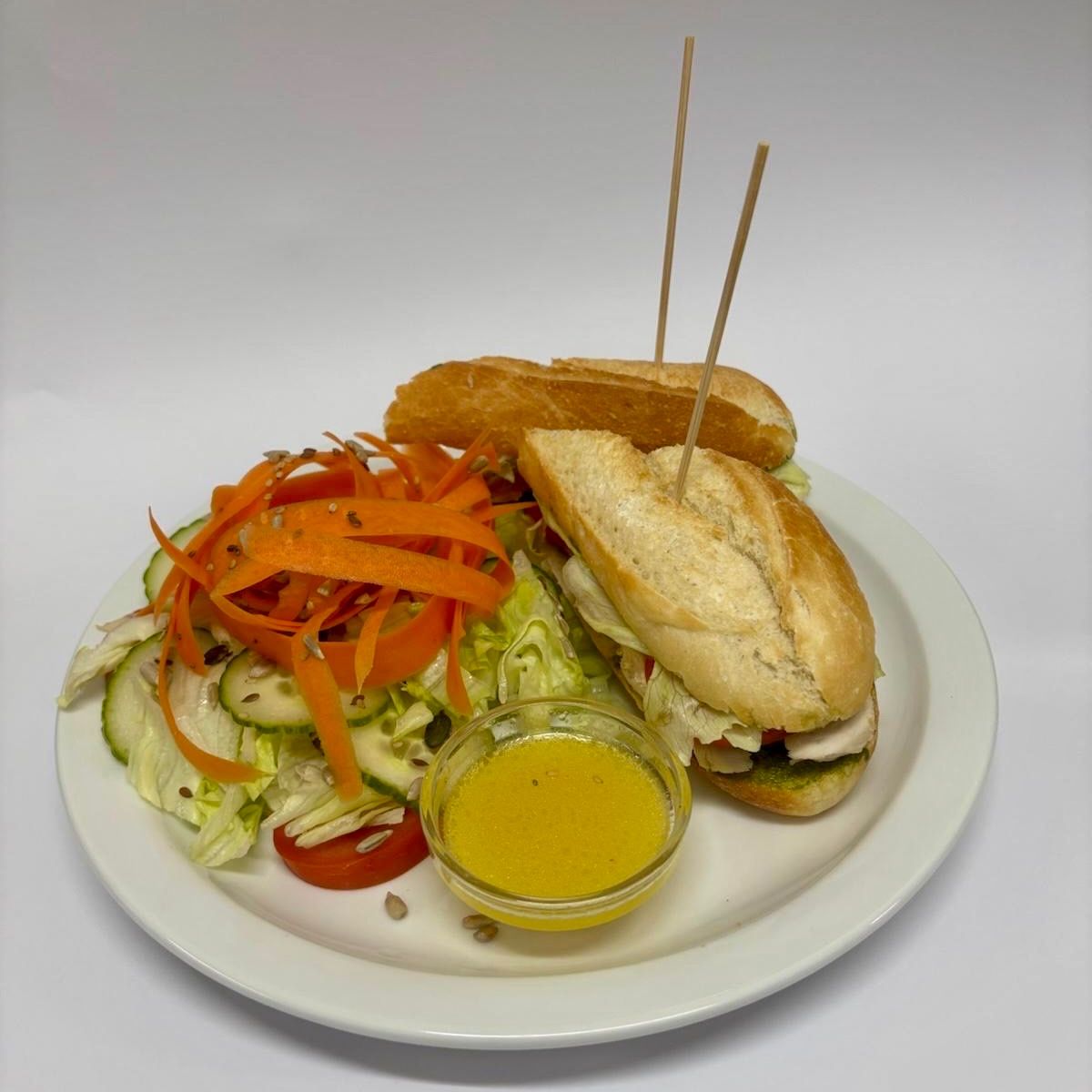 Roasted Vegetables & Hummus