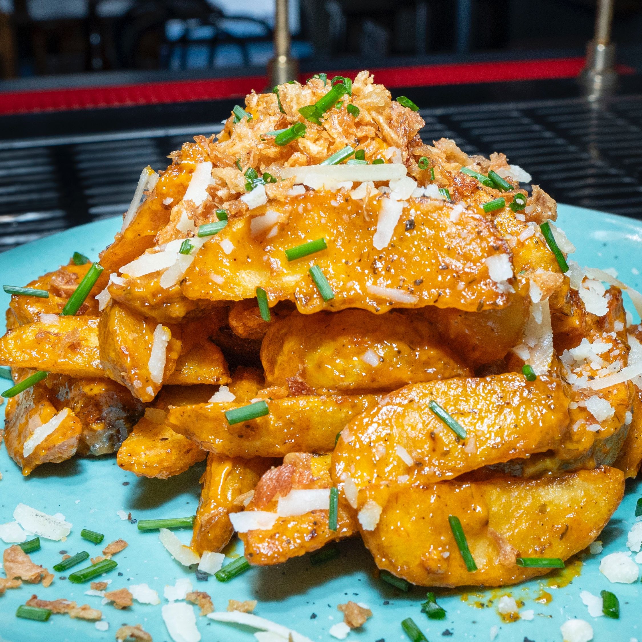 Patatas Salteadas Con Salsa Especial