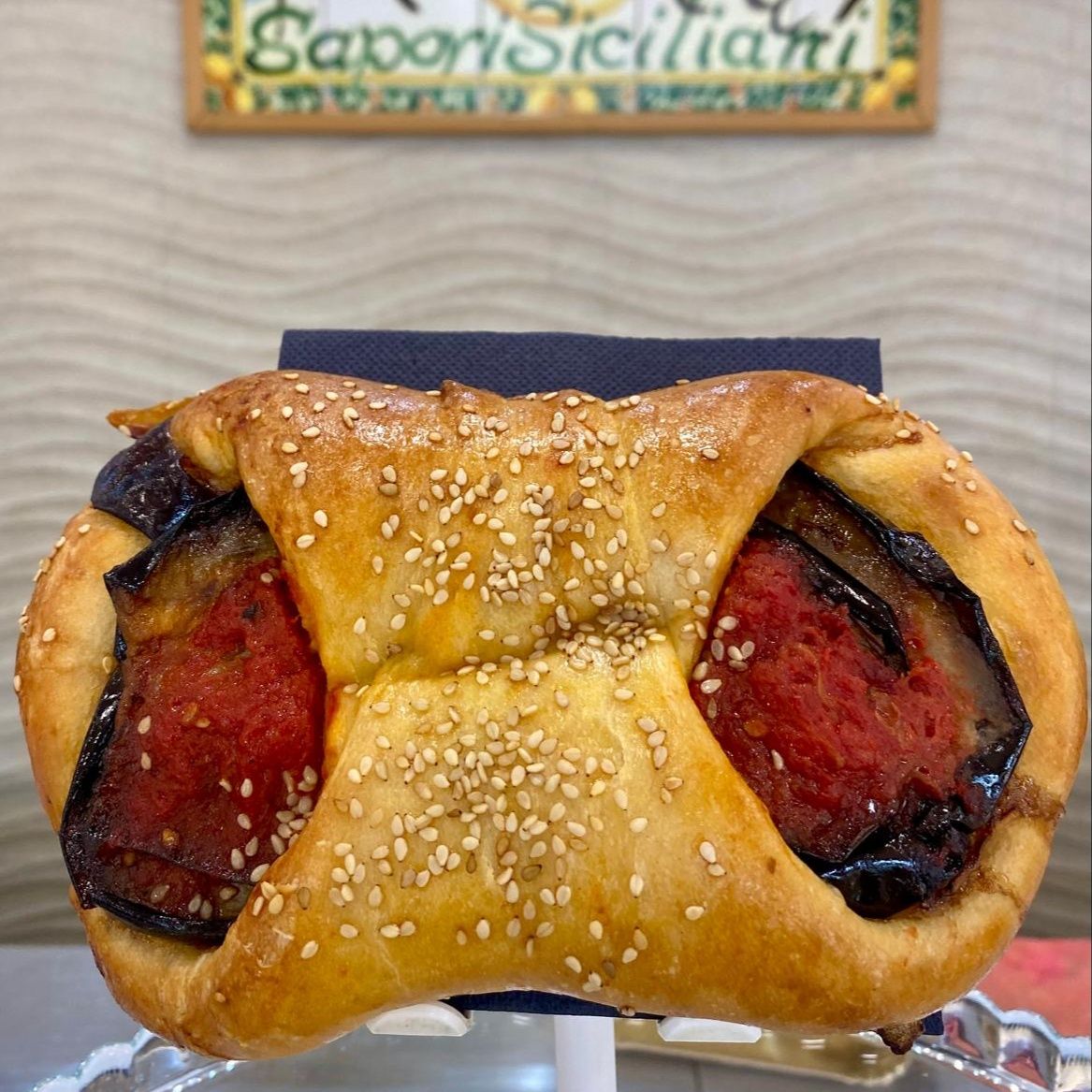 Cartocciata melanzane e pomodoro