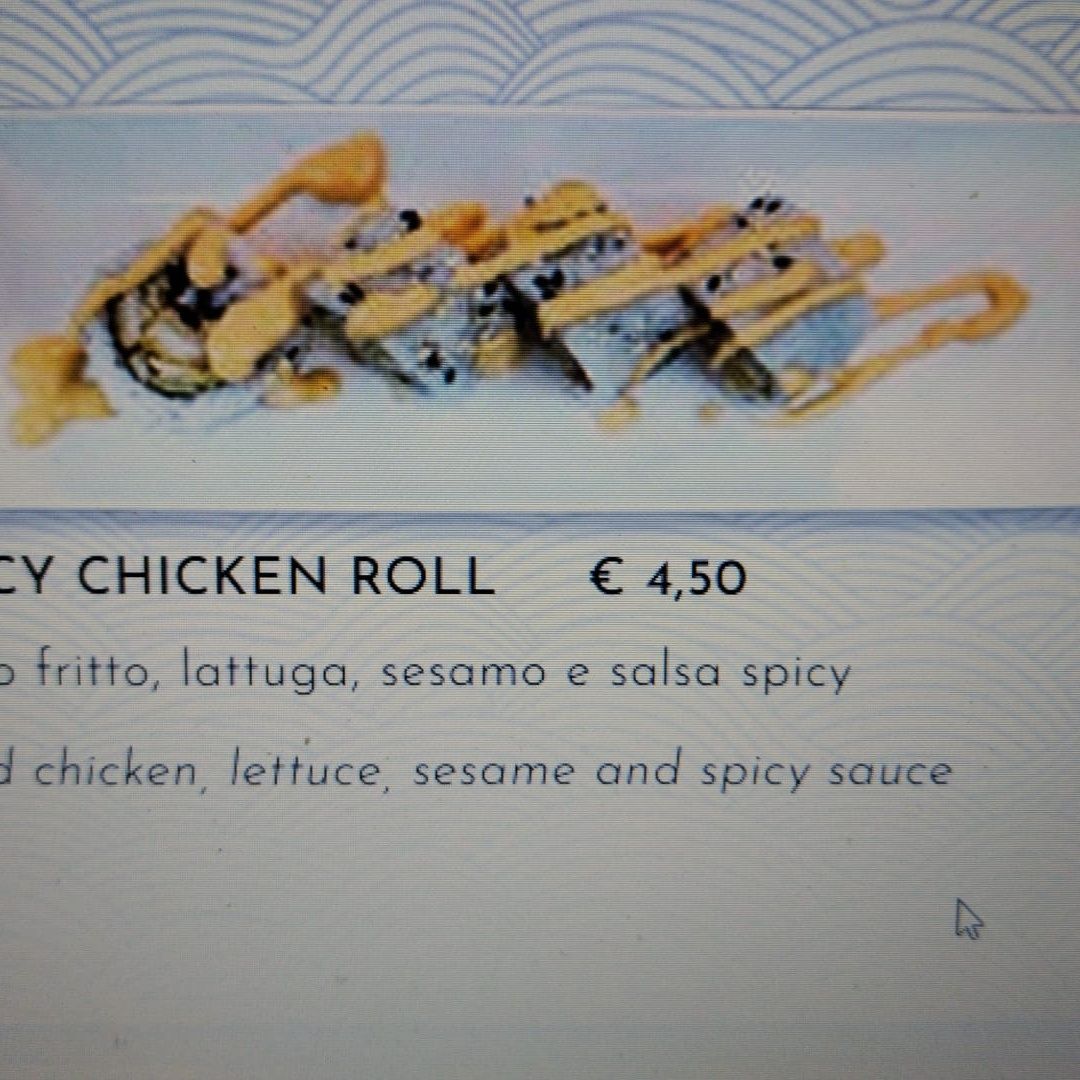 Spicy Chicken Roll