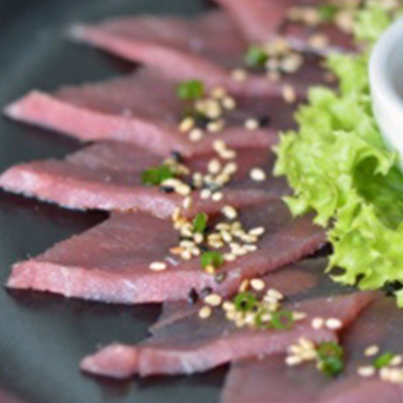 12-Carpaccio tonno (9pezzi)