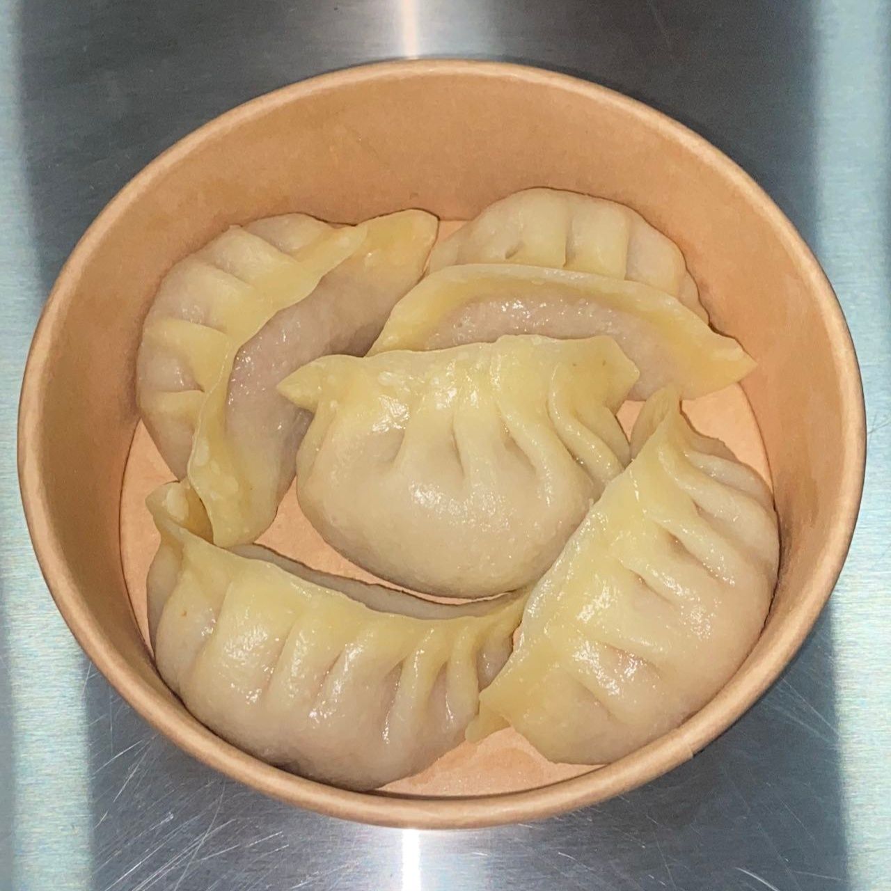 Ravioli vegetariani a vapore 5pz