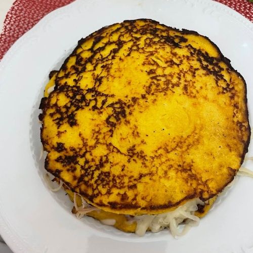 Cachapa Formaggio e bacon