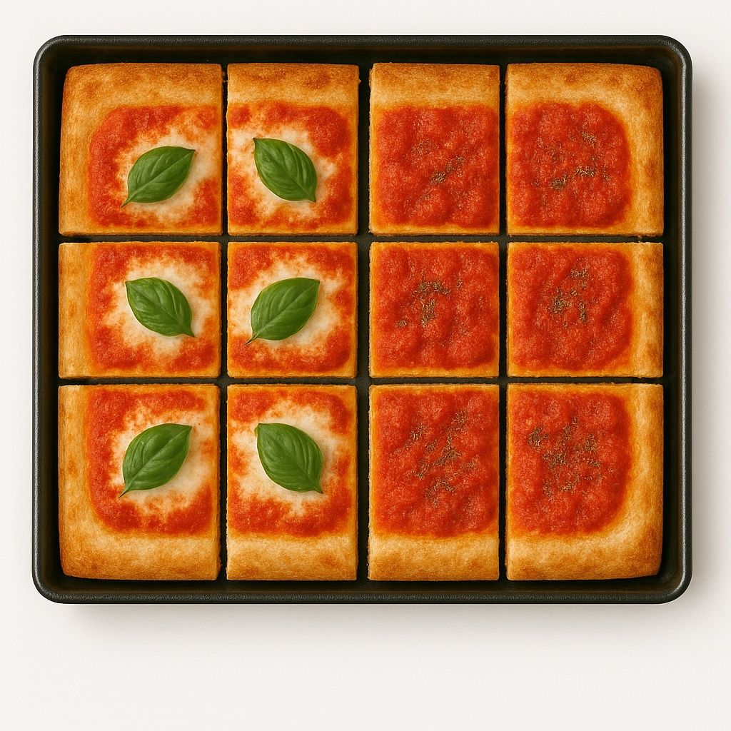 Teglia pizza mista 4