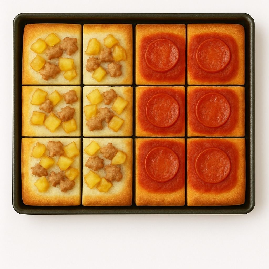 Teglia pizza mista 7