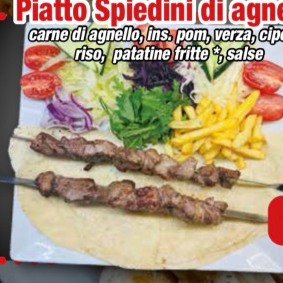 Piatto Spiedini Di Agnello