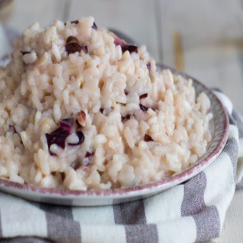 Risotto radicchio e gorgonzola