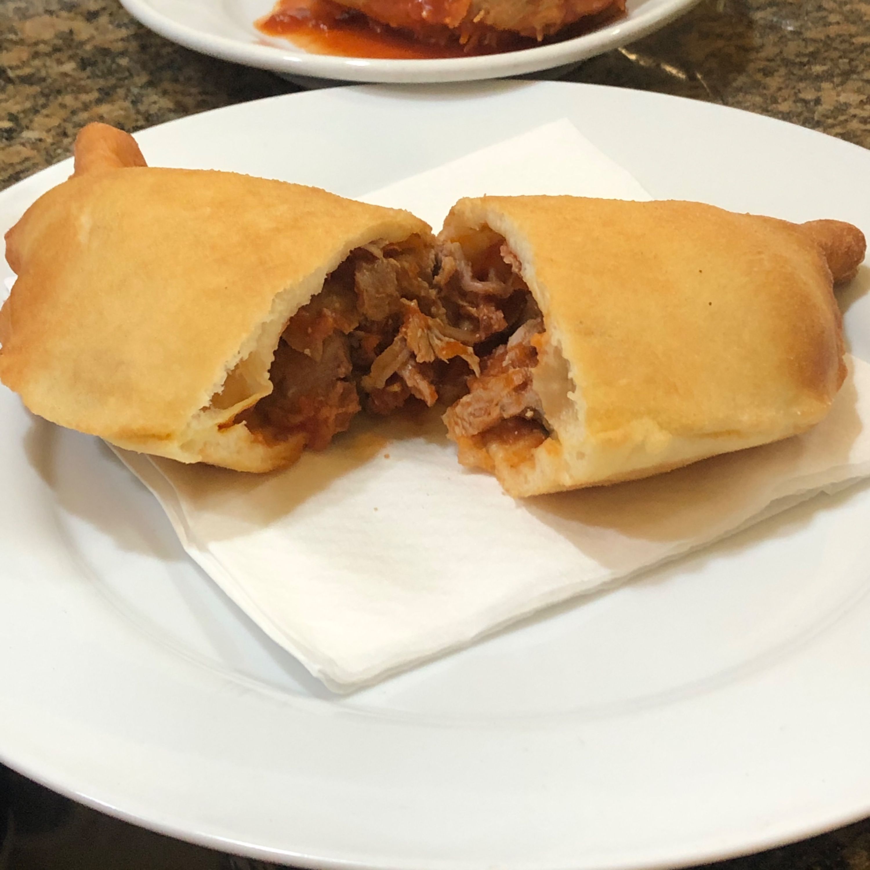 Panzerotto fritto alla brasciola