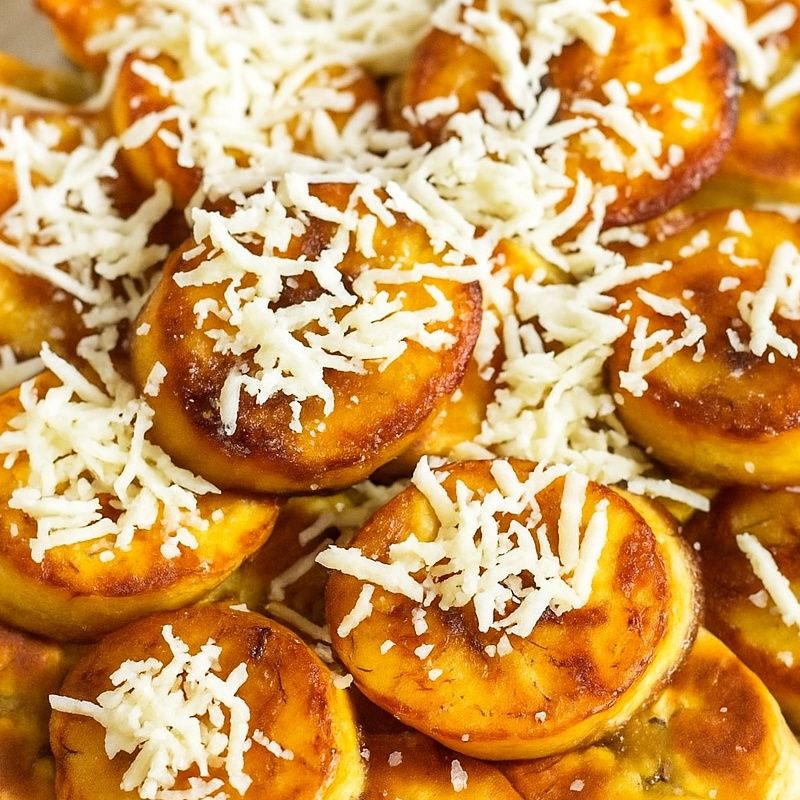 Platano con queso