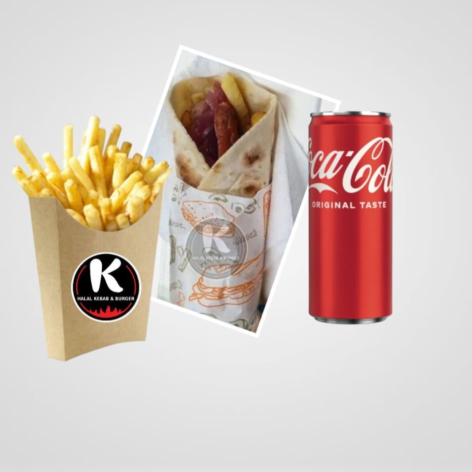 Menu piadina con wurstel