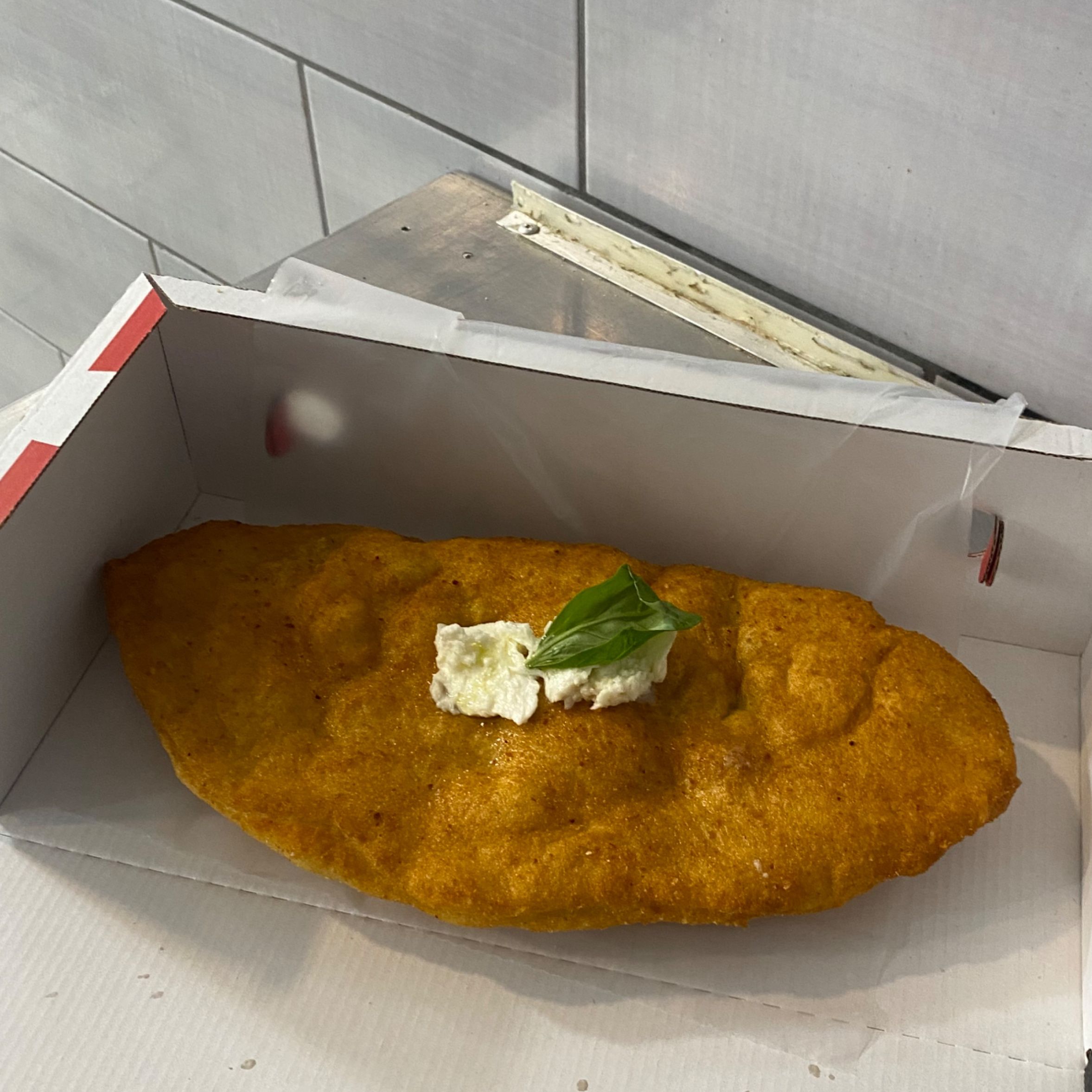 Calzone fritto panato