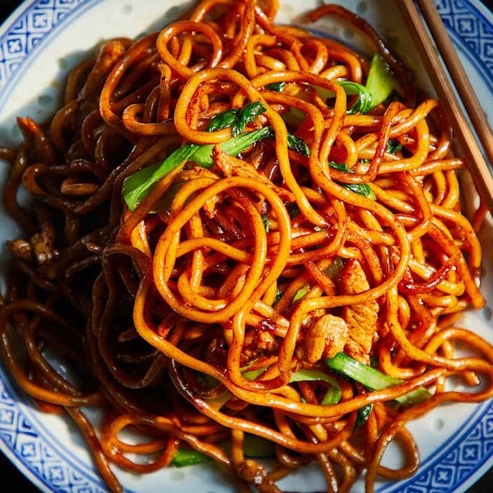 Spaghetti saltati con verdure 蔬菜炒面