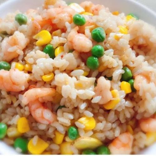 Riso saltati con gamberi 虾仁炒饭