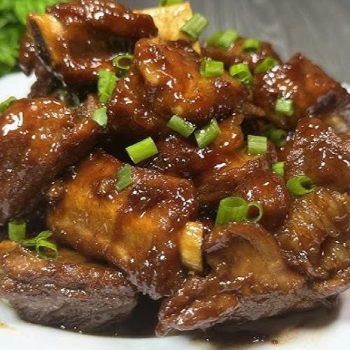 Rosticciana con salsa di soia 红烧排骨