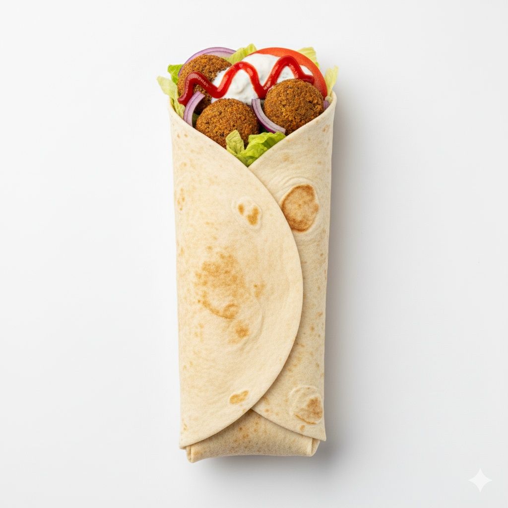 Piadina falafel