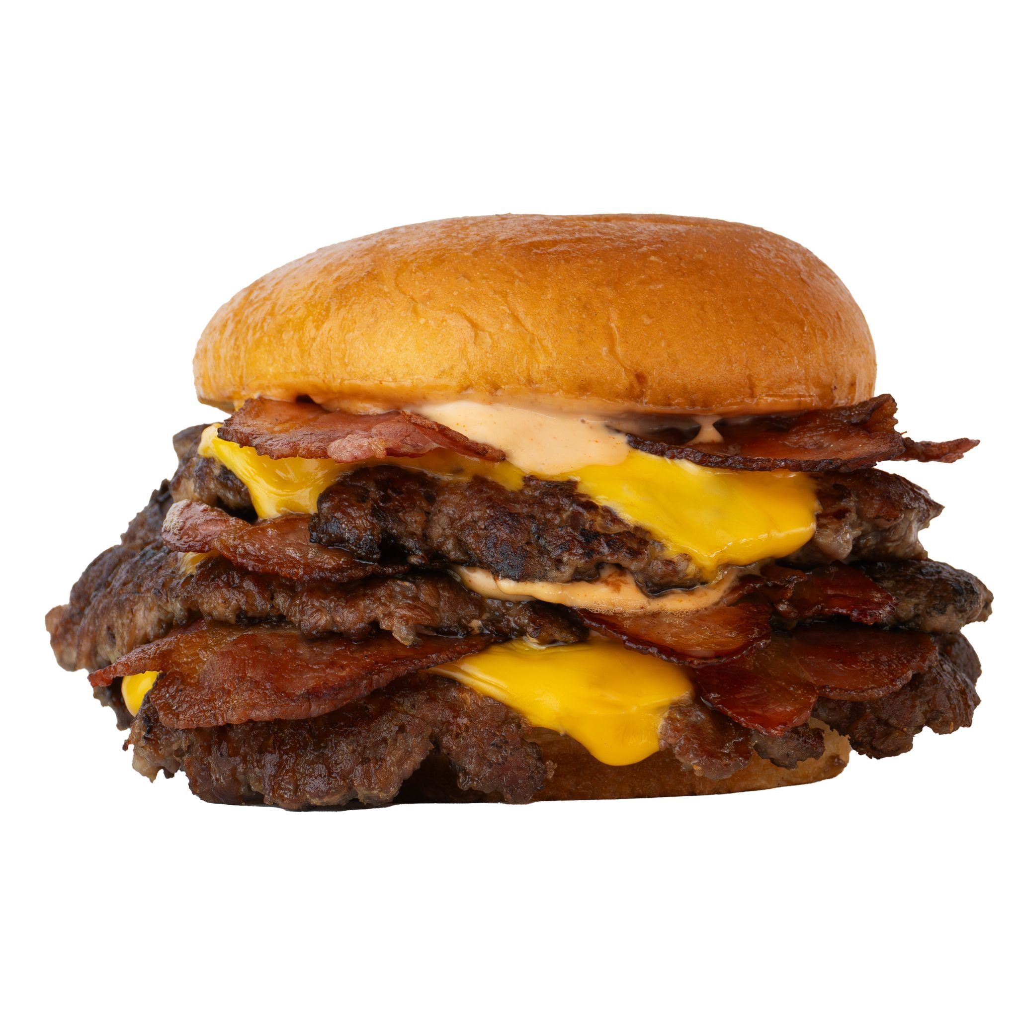 Triple Bacon Cheeseburger