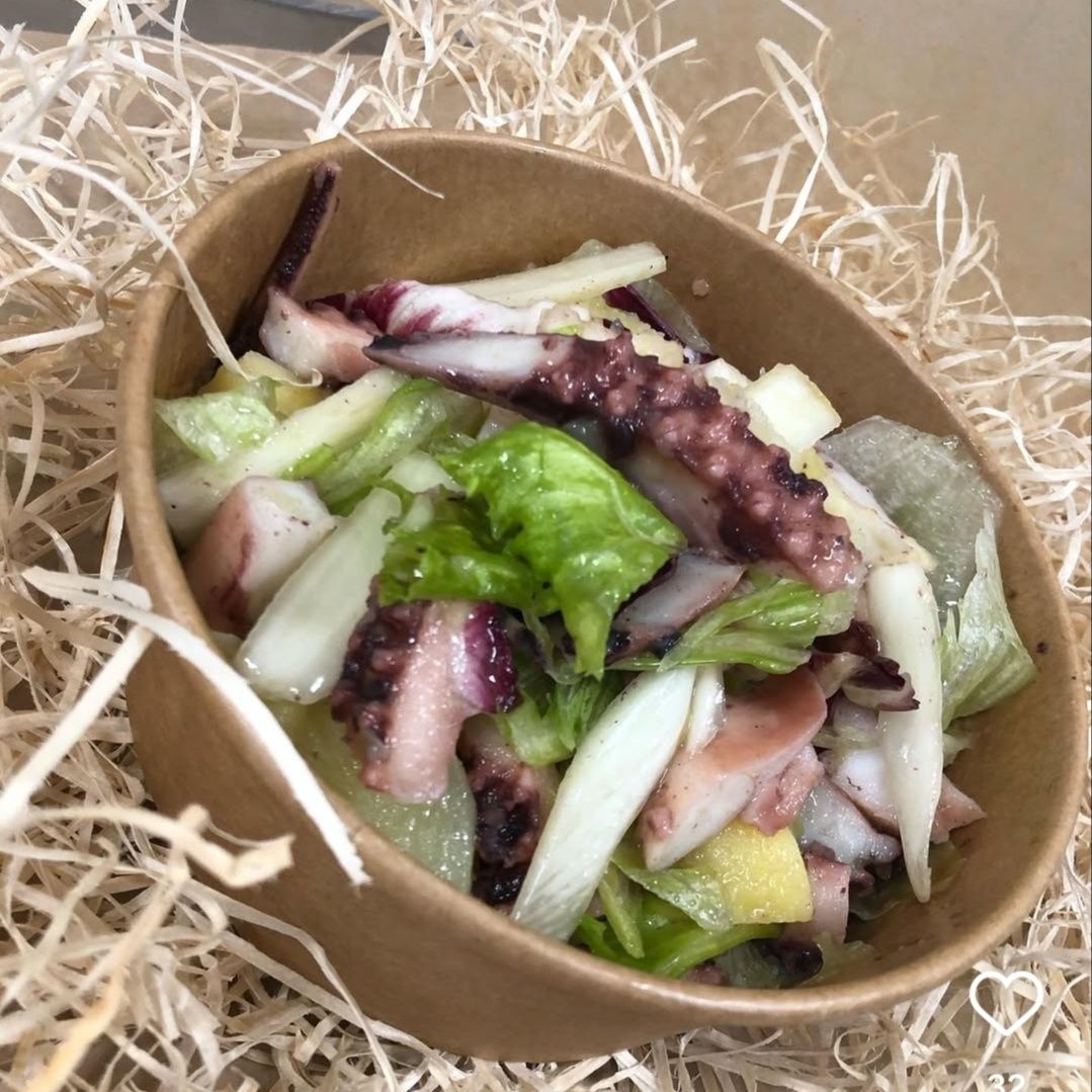 Insalata di Polipo con Julienne di finocchio