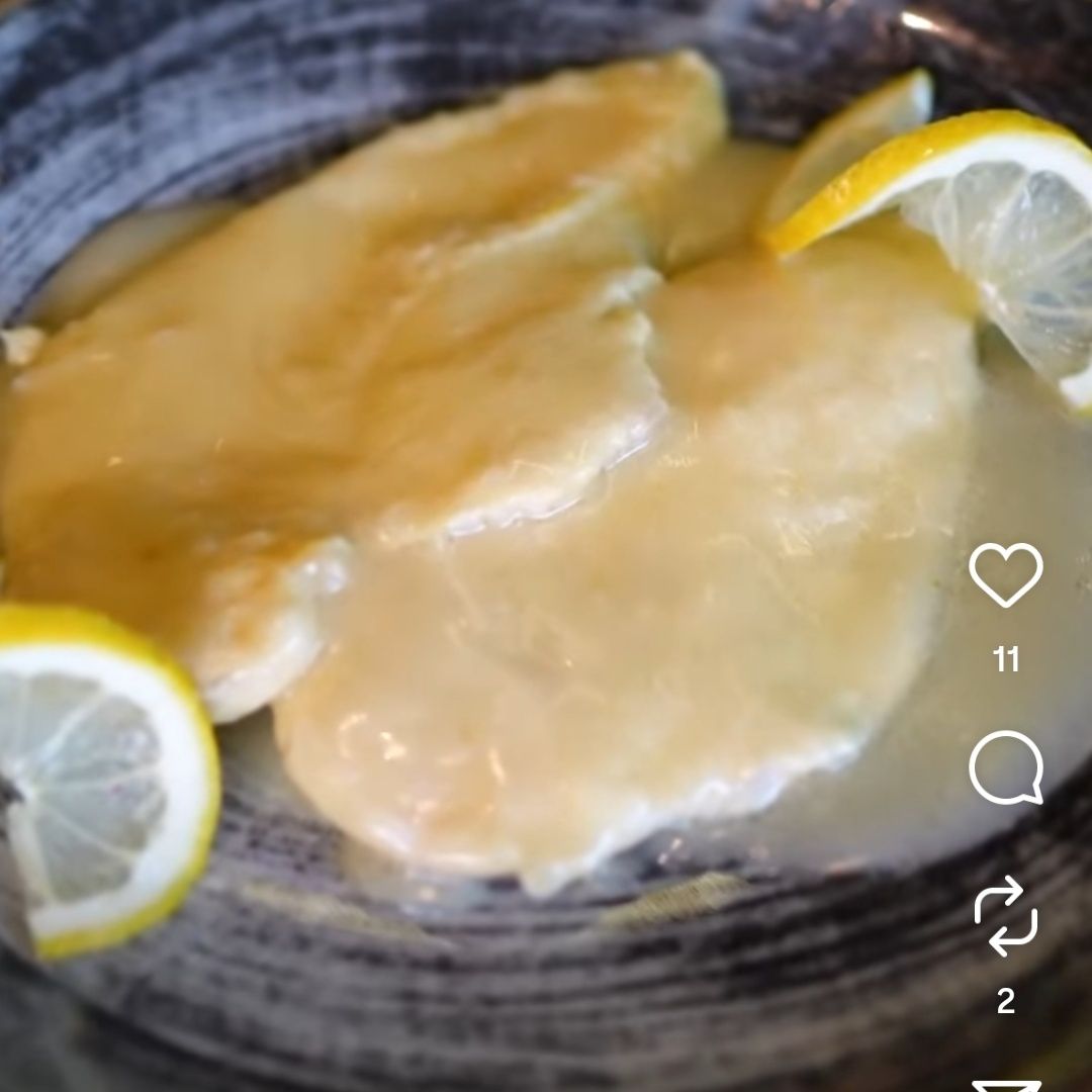 Scaloppina di manzo a limone