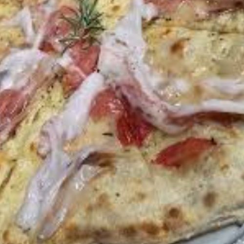 Focaccia con lardo