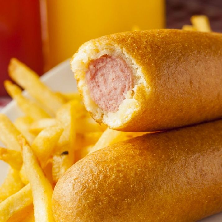 Hot dog patatine salse