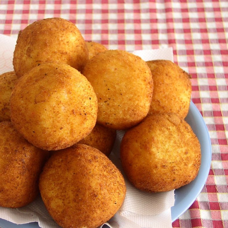Arancino spaghetti caci e pepe