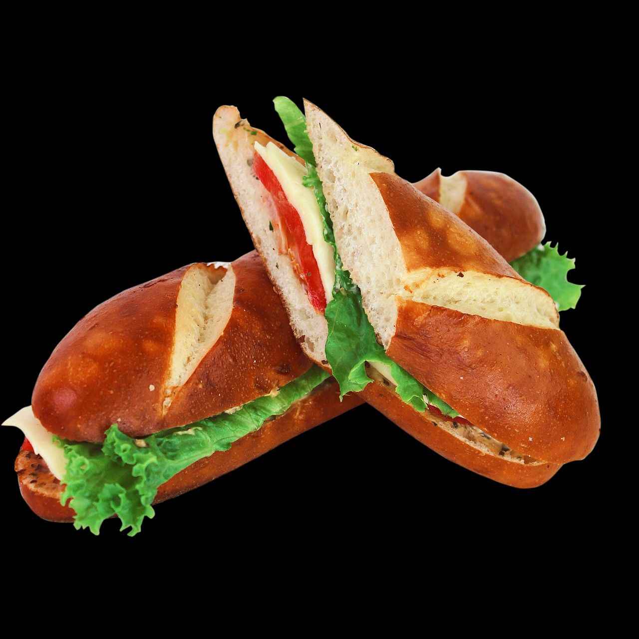 Брецель С Куриной Ветчиной