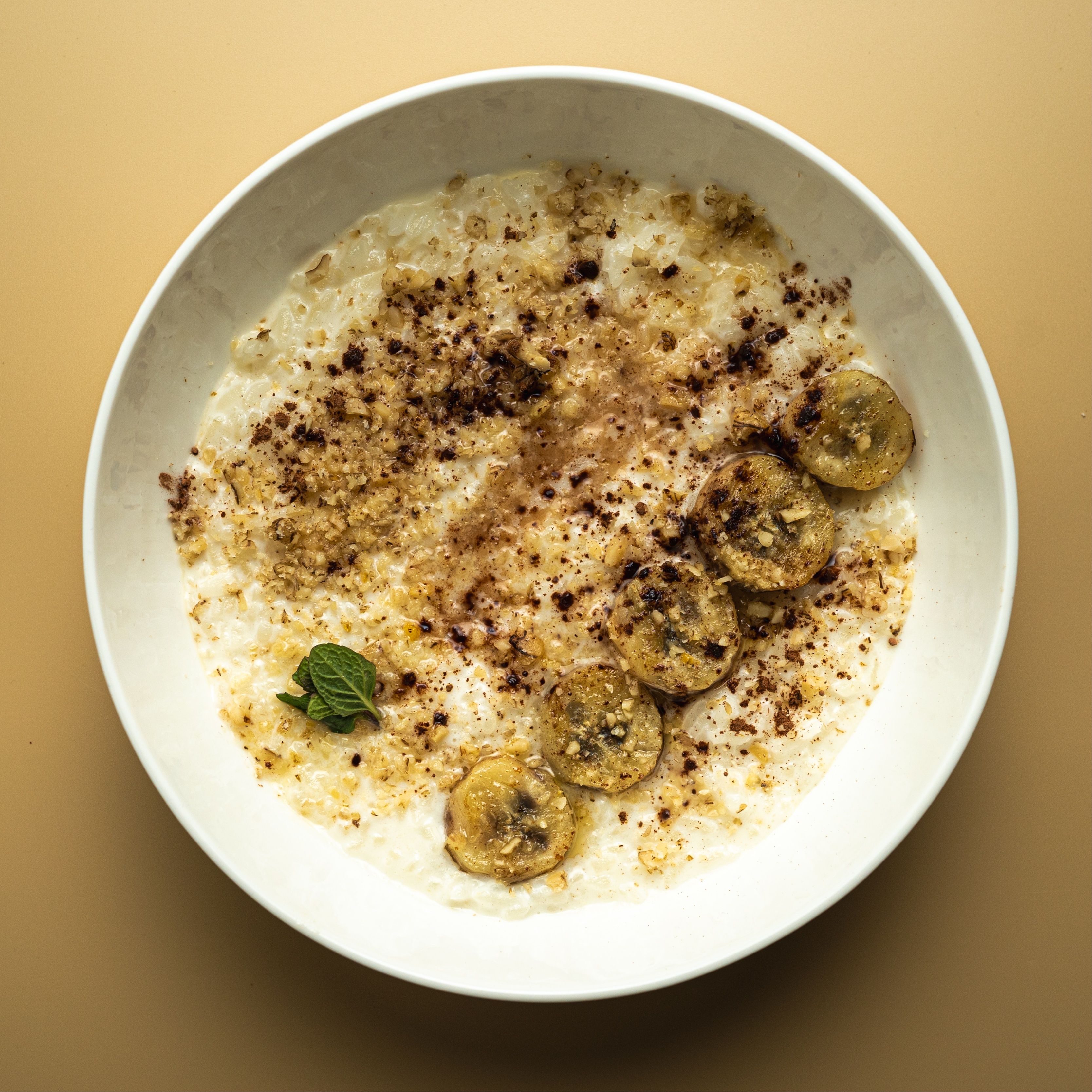 Рисовая каша с бананом