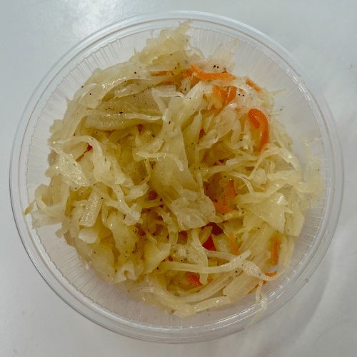 Surówka z kapusty kiszonej 