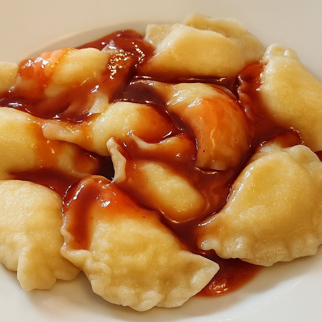 Pierogi z serem na słodko