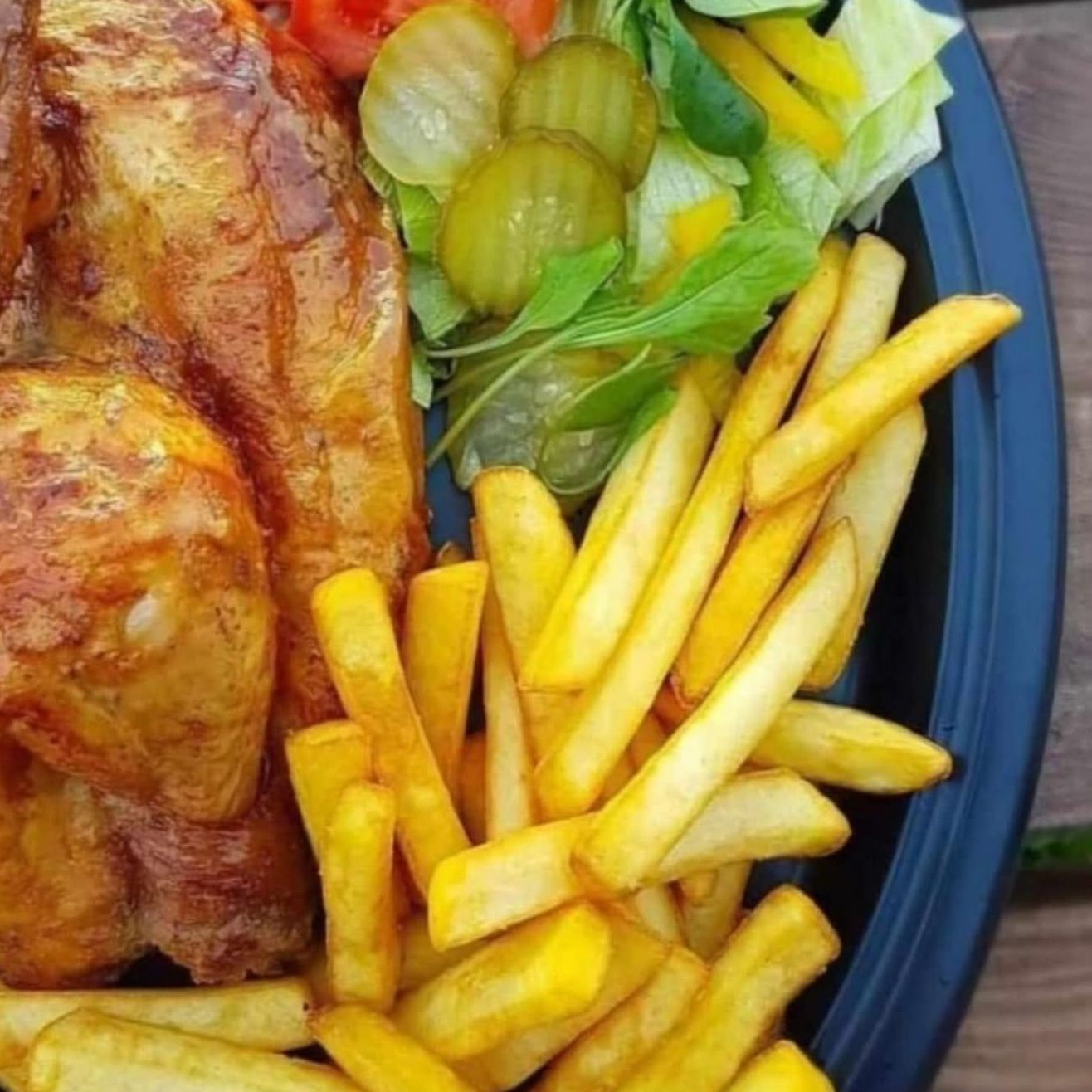 Zestaw obiadowy z kurczakiem