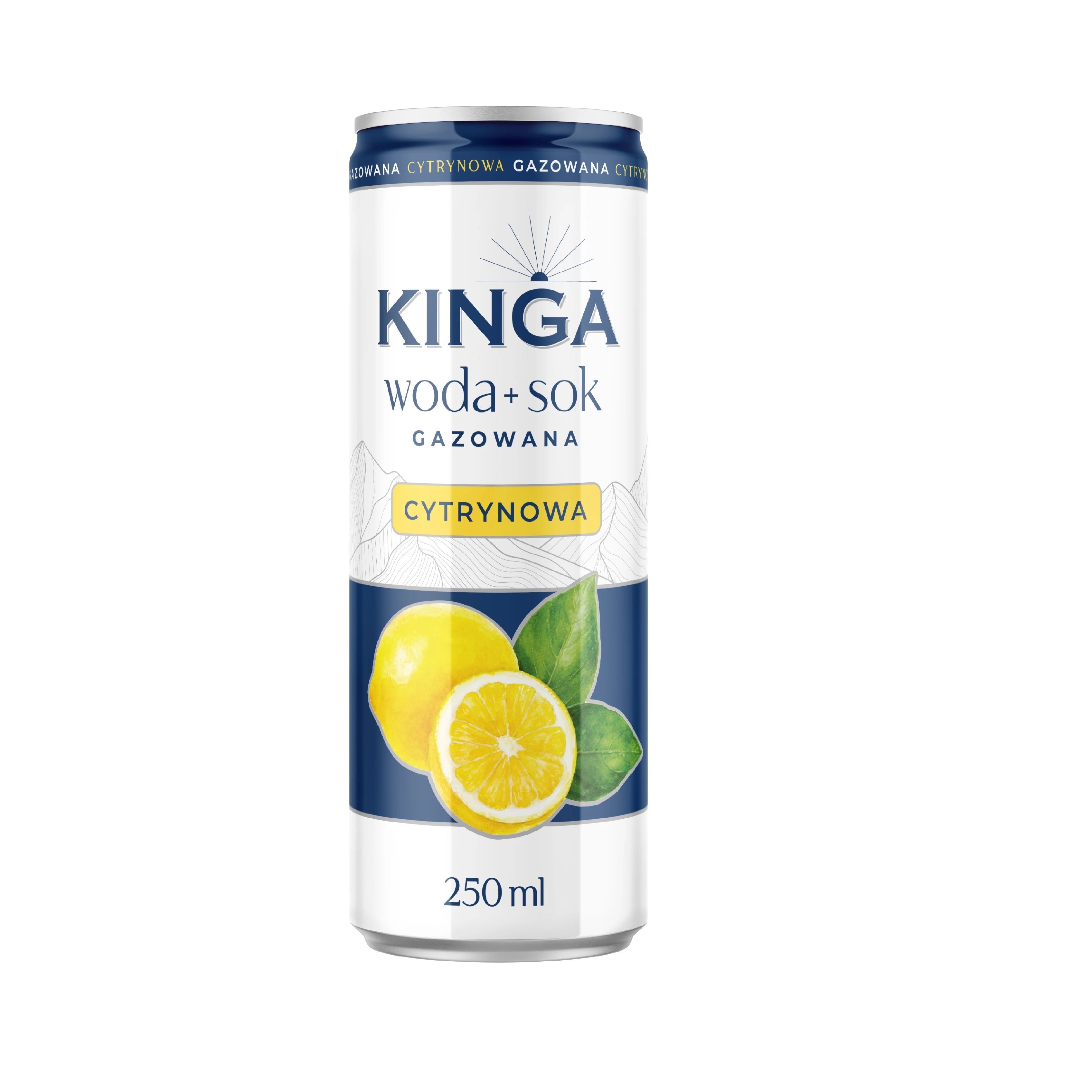 Woda Kinga z cytryną