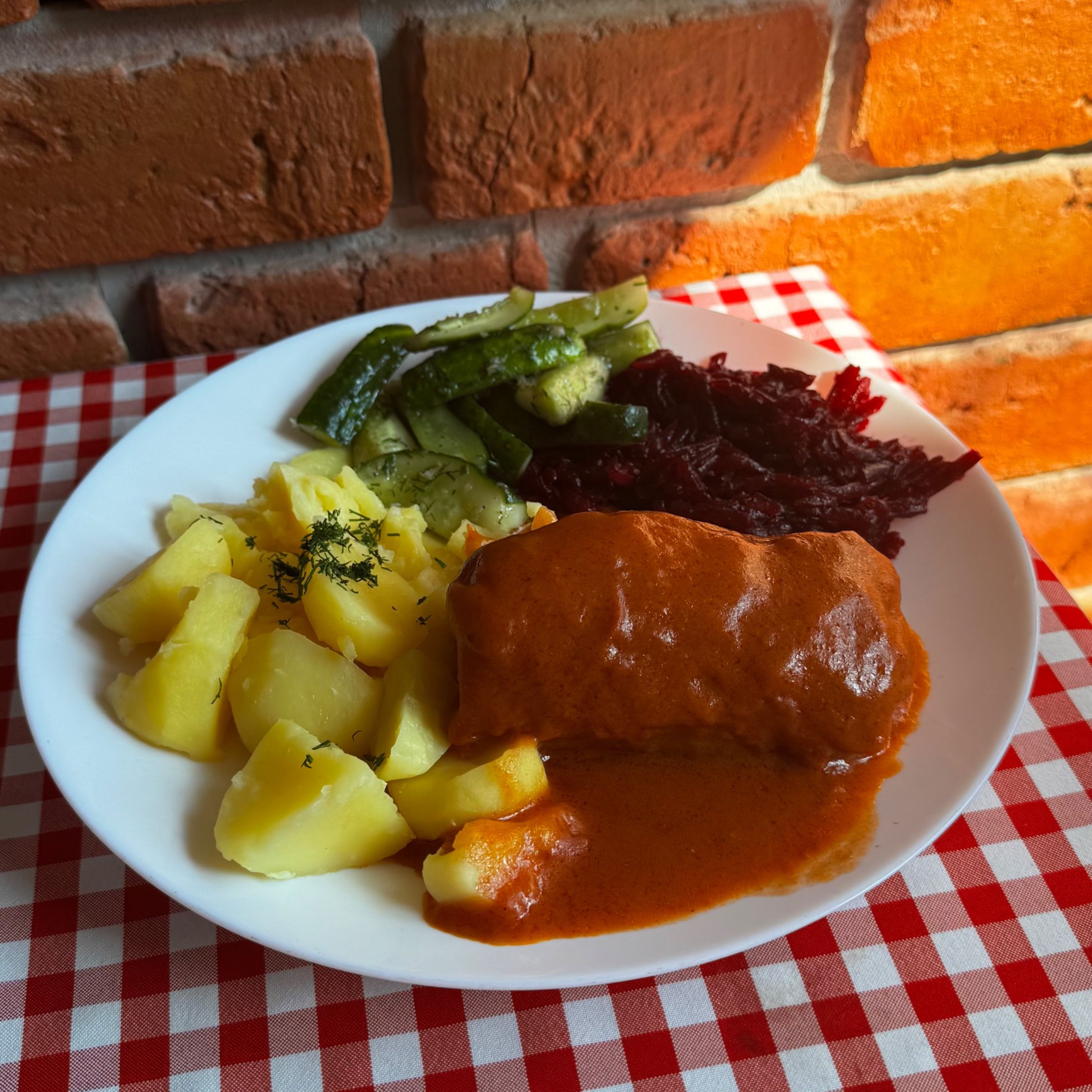 Zestaw z gołąbkiem 