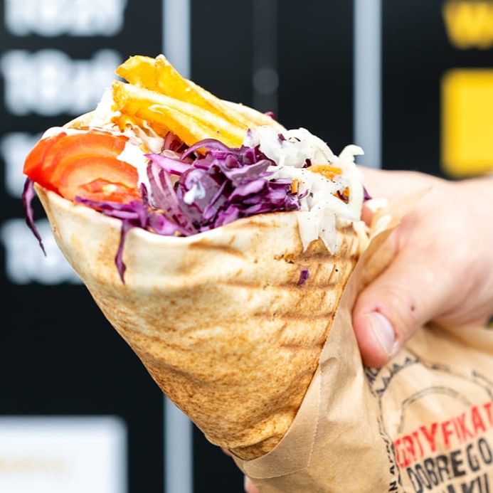 Małe ciasto z frytkami